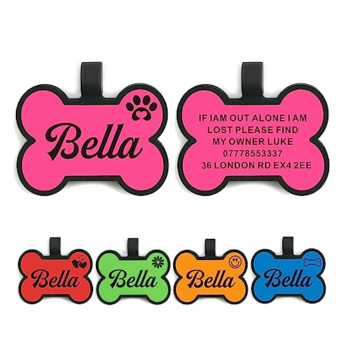 Personalized Silicone Pet ID Tags - Dogs, Cats, Puppies