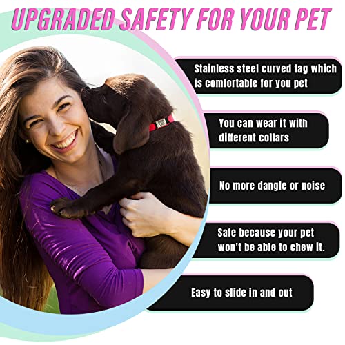 Custom Slide On ID Tag for Pets - Personalized