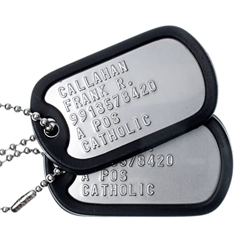 Personalized US Army Dog Tags for Veterans and Soldiers