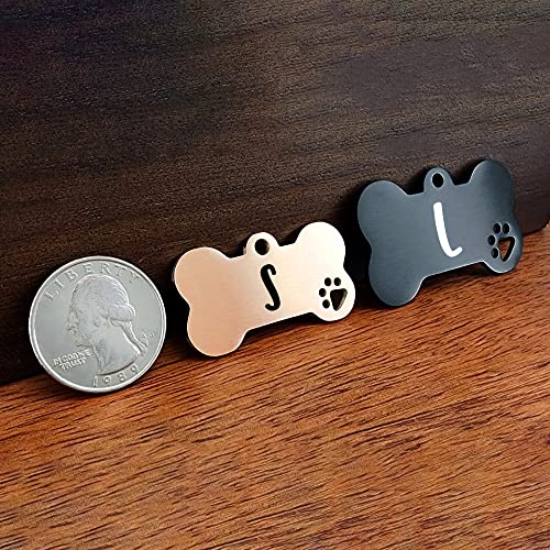 Personalized Stainless Steel Pet ID Tag - Dog Bone