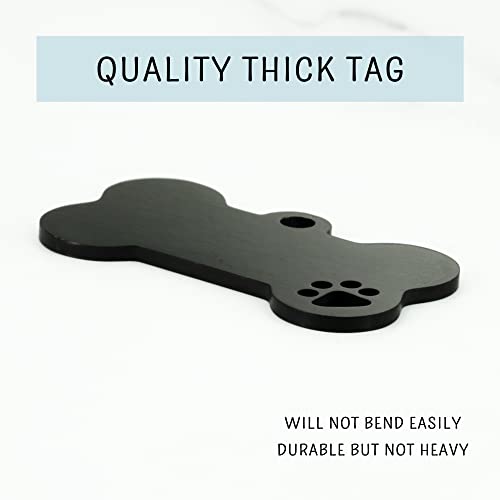 Personalized Stainless Steel Pet ID Tag - Dog Bone