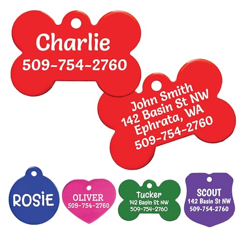 Personalized Engraved Dog and Cat ID Tags
