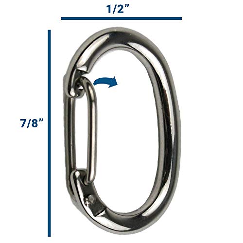 Stainless Steel Pet ID Clip for Easy Collar Exchange