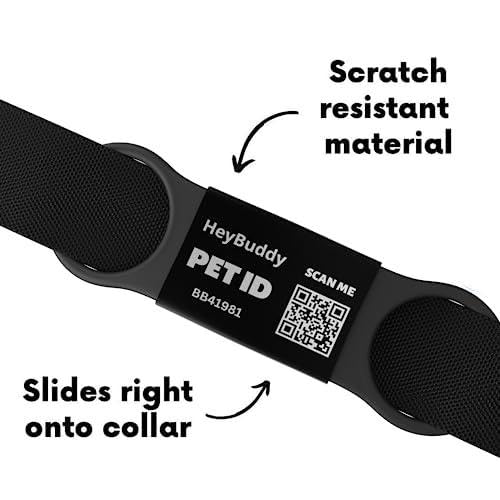 HeyBuddy™ Slide Series - Custom QR Code Pet Tags
