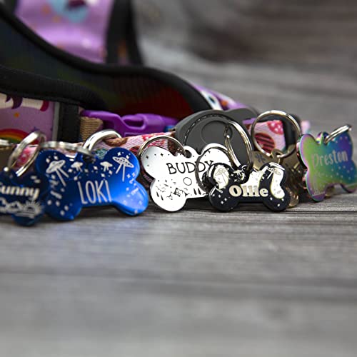 Custom Deep Engraved Stainless Steel Pet ID Bone