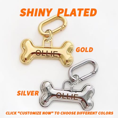 Stylish Personalized MEMOPAW Double-Sided Pet Tags