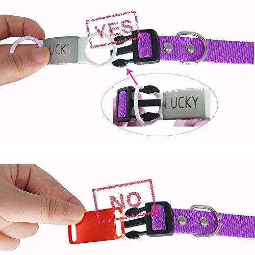 Personalized Slide-On Pet ID Tags with Laser Engraving