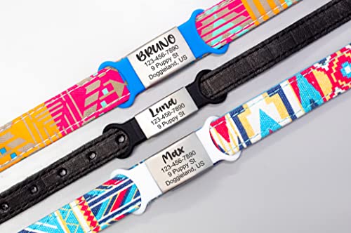 Personalized Slide-On Pet ID Tag - Fancy, Silent