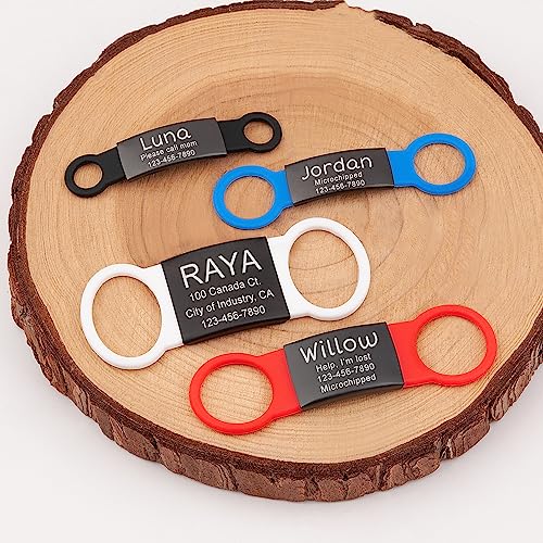 Black Stainless Steel Pet ID Tag - Customized