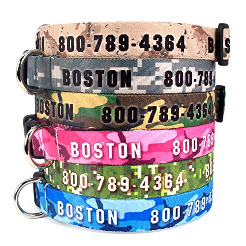 Camo Custom Dog Collar - USA Made - Fade-proof