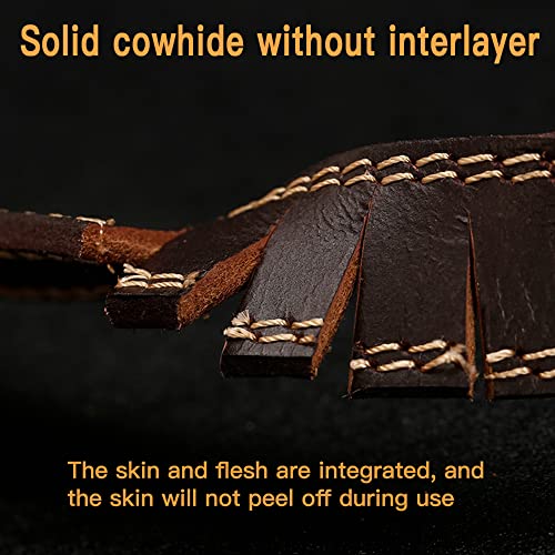 Personalized Genuine Leather Dog Collar for All Sizes