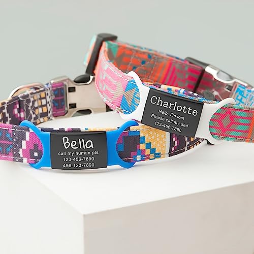 Black Stainless Steel Pet ID Tag - Customized