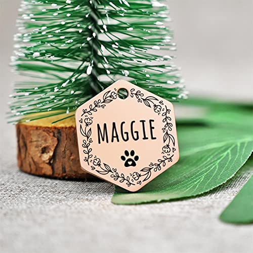 Personalized Double-Sided Stainless Steel Pet ID Tags