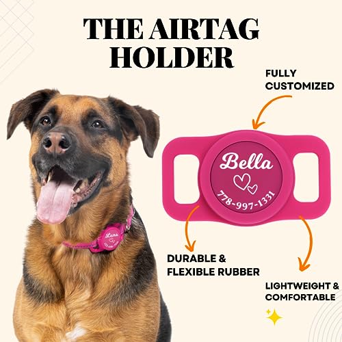 Personalized Airtag Holder for Dog and Cat Collars