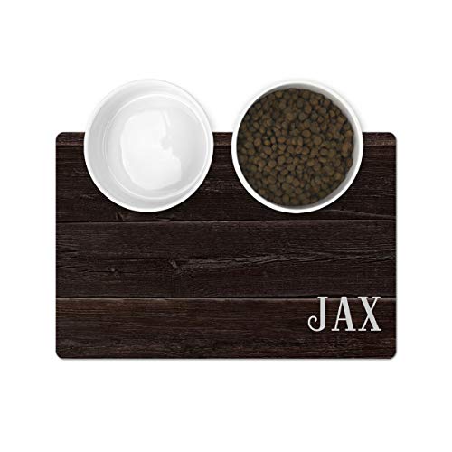 Personalized Waterproof Navy Pet Mat for Cats & Dogs