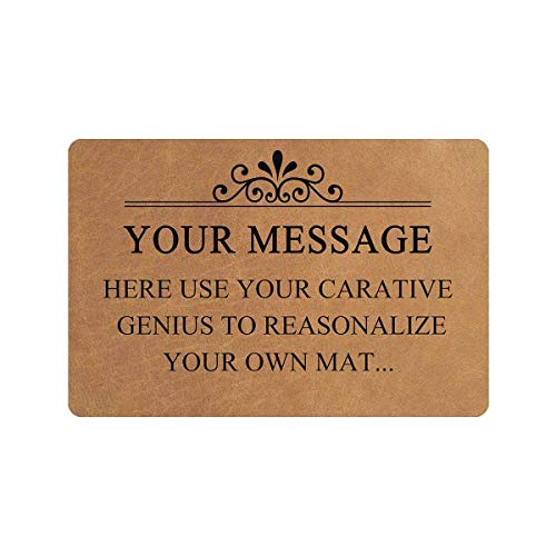 Personalized Custom Text Doormat with Your Message