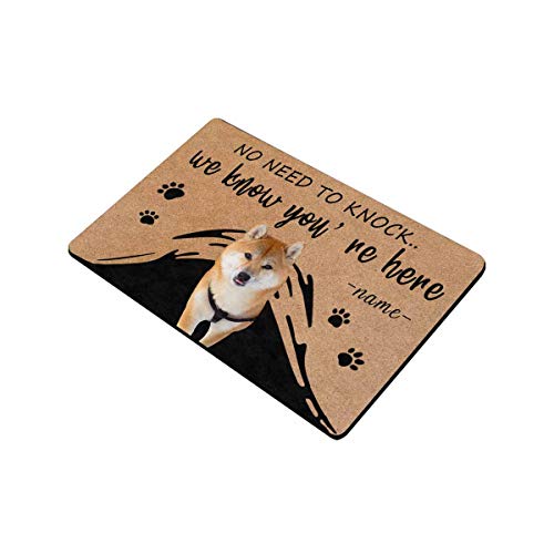 Shiba Inu Personalized Doormat - Custom Pet Decor