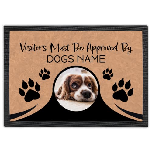 Personalized Dog Welcome Mat - Add Photo & Name