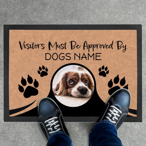 Personalized Dog Welcome Mat - Add Photo & Name