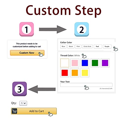 Custom Nylon Breakaway Cat Collar with Bell & ID