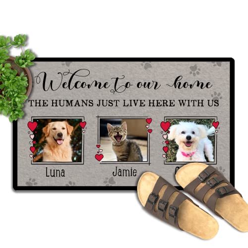 Custom Pet Welcome Doormat - Personalized Indoor/Outdoor Rug