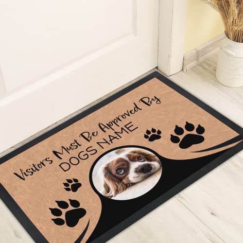 Personalized Dog Welcome Mat - Add Photo & Name