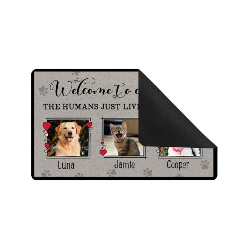 Custom Pet Welcome Doormat - Personalized Indoor/Outdoor Rug