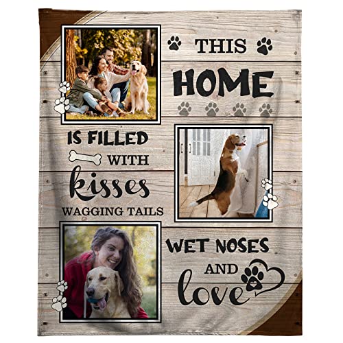 Personalized Photo Dog Blanket for Pet Lovers