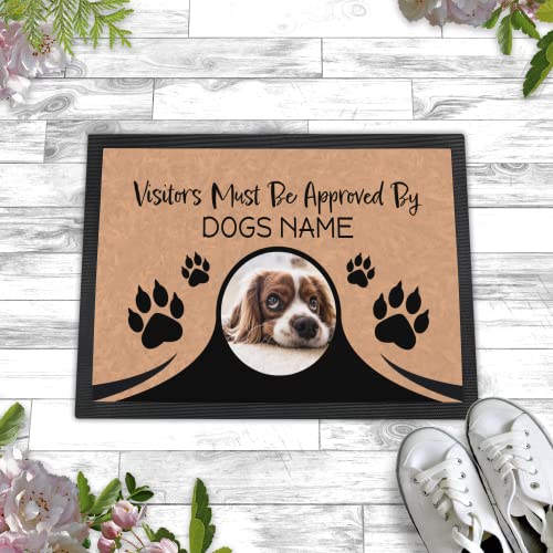 Personalized Dog Welcome Mat - Add Photo & Name