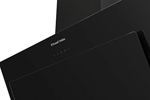 90cm Black Glass Chimney Cooker Hood
