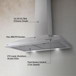 30 inch Stainless Steel Wall Mount Range Hood