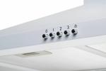 White Pyramid Cooker Hood with 3 Speeds