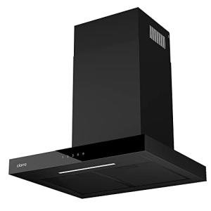 60cm Black Range Hood with Touch Controls