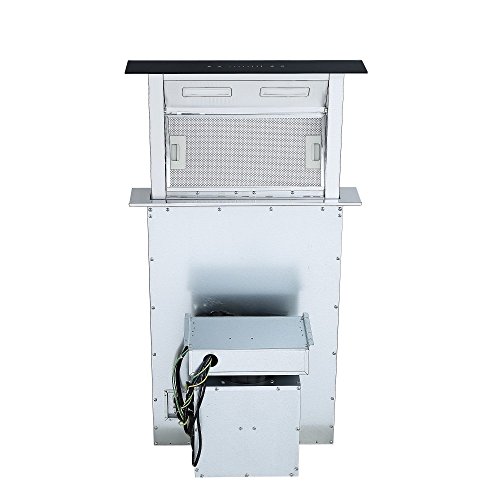 Cookology Island Downdraft Range Hood (60cm, Stainless Steel)