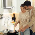 Curved Glass Cooker Hood with Carbon Filter