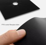 4 Pack Non-Stick Gas Range Hob Liner Set