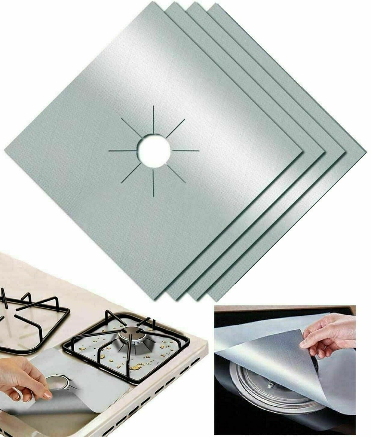 Non-stick hob protector for gas cookers