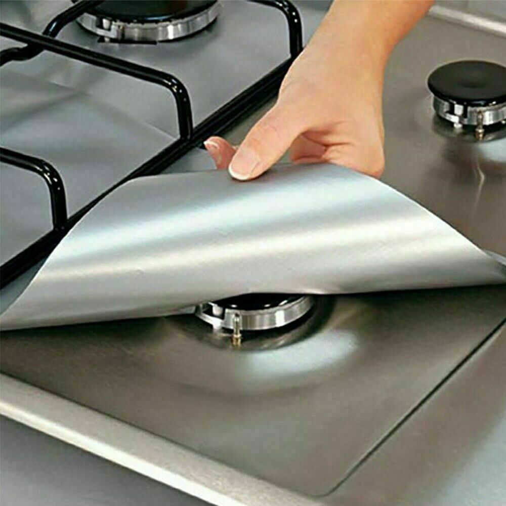 Non-stick hob protector for gas cookers