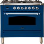Ilve Nostalgie 36" Dual Fuel Range - Blue