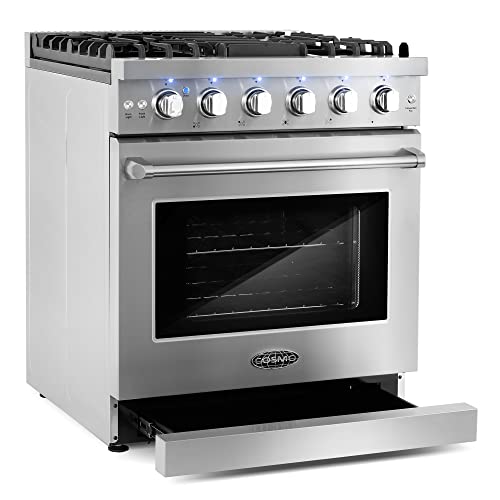 Cosmo 30" Gas Range with Convection Oven & 5 Burners