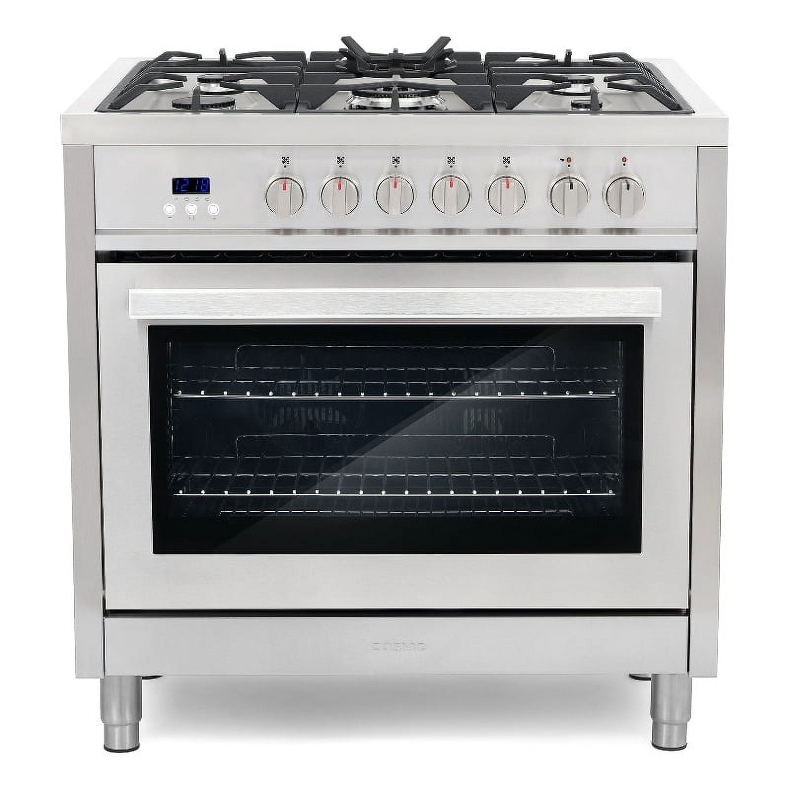 36" Dual Fuel Range with Convection Oven