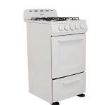 Avanti Gas Range Oven with Solid Door - White