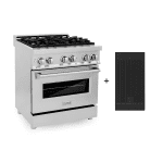ZLINE 30" Dual Fuel Range with Griddle