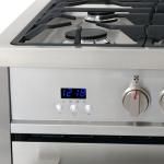 Cosmo Single Oven Dual Fuel Range in Stainless Steel