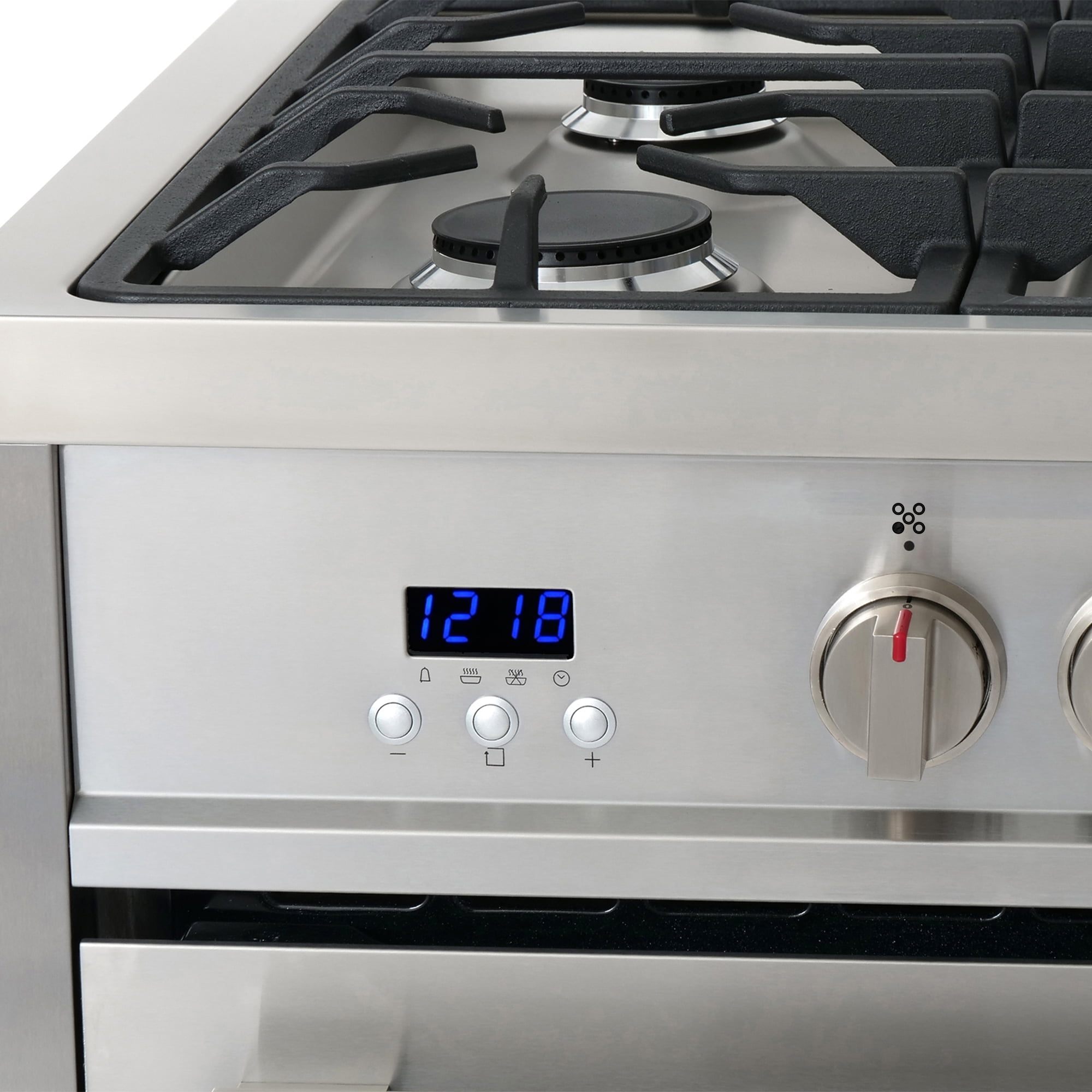 Cosmo Single Oven Dual Fuel Range in Stainless Steel