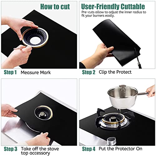 Reusable Non-Stick Gas Range Protectors