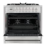 Cosmo Single Oven Dual Fuel Range in Stainless Steel