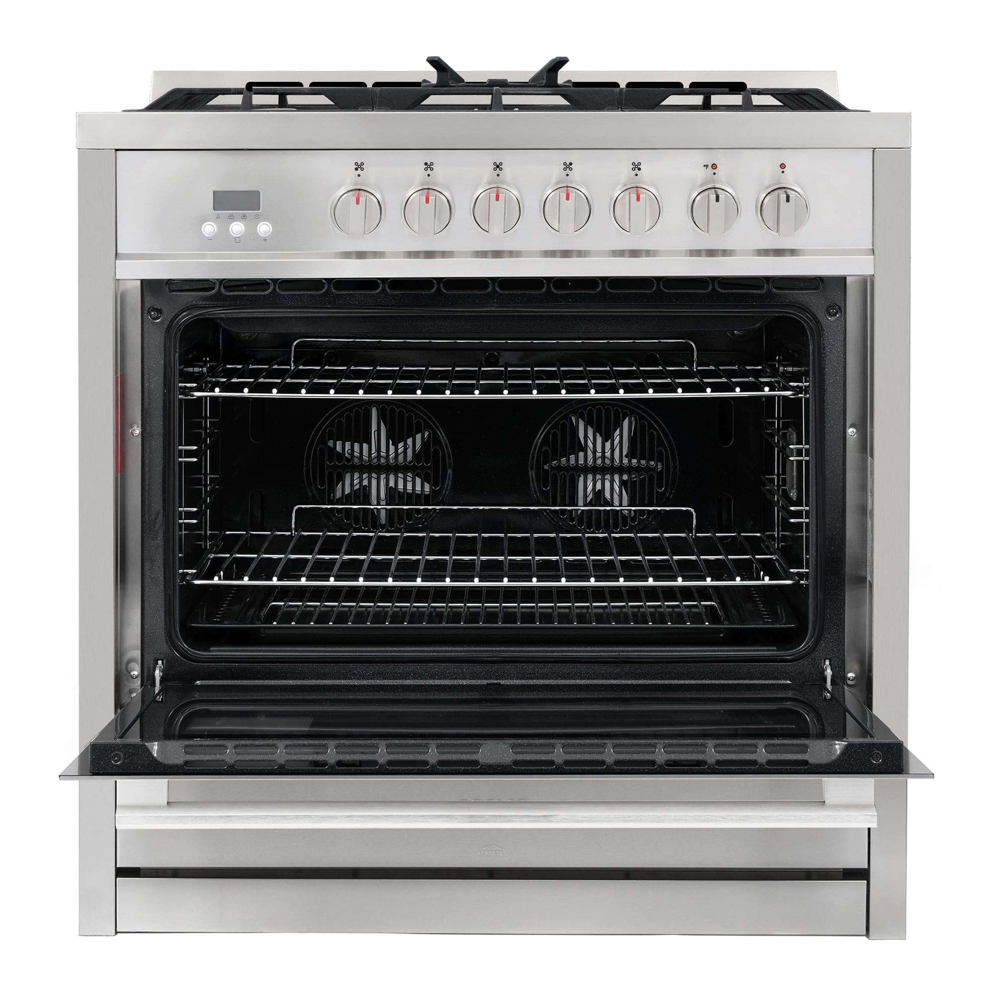 Cosmo Single Oven Dual Fuel Range in Stainless Steel