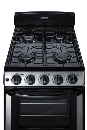 Summit PRO201SS 20" Stainless Steel Gas Range