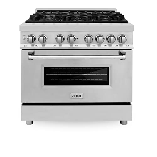 ZLINE 36" Dual Fuel Range with Color Door Options